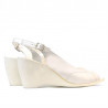 Sandali donna 599 bianco perla