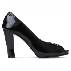 Sandali donna 1219 vernice nera