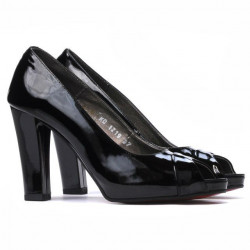 Sandali donna 1219 vernice nera