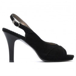 Sandali donna 1052 nero antilope
