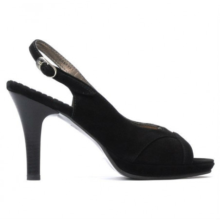 Sandali donna 1052 nero antilope