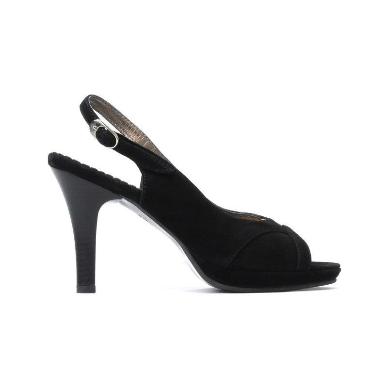 Sandali donna 1052 nero antilope