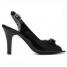 Sandali donna 1224 vernice nera