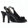 Sandali donna 1224 vernice nera