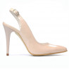 Sandali donna 1235 vernice avorio