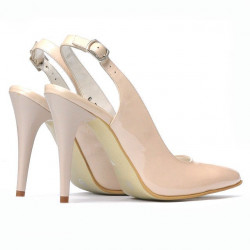 Sandali donna 1235 vernice avorio