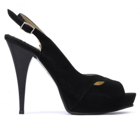 Sandali donna 1080 nero antilope
