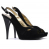 Sandali donna 1080 nero antilope