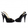 Sandali donna 1080 nero antilope