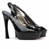 Sandali donna 1215 vernice nero