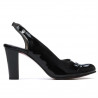 Sandali donna 1216 vernice nera
