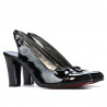 Sandali donna 1216 vernice nera