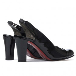 Sandali donna 1216 vernice nera