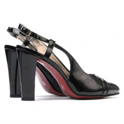 Sandali donna 1220 vernice nera