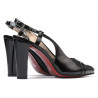 Sandali donna 1220 vernice nera