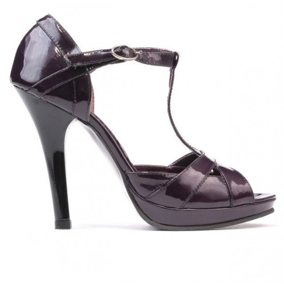 Sandali donna 1054 vernice viola