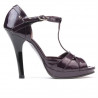 Sandali donna 1054 vernice viola