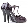 Sandali donna 1054 vernice viola