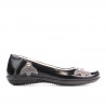 Scarpe bambini 117 vernice nero+grigio
