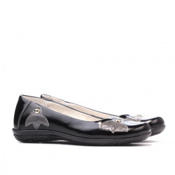 Scarpe bambini 117 vernice nero+grigio