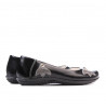 Scarpe bambini 117 vernice nero+grigio