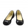 Scarpe per bambini 117 nero velluto