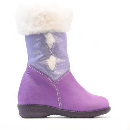 Stivali per bambini piccoli 24c viola+bianco