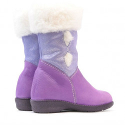 Stivali per bambini piccoli 24c viola+bianco