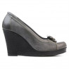 Scarpe casual donna 178 grigio combinato