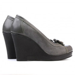 Scarpe casual donna 178 grigio combinato