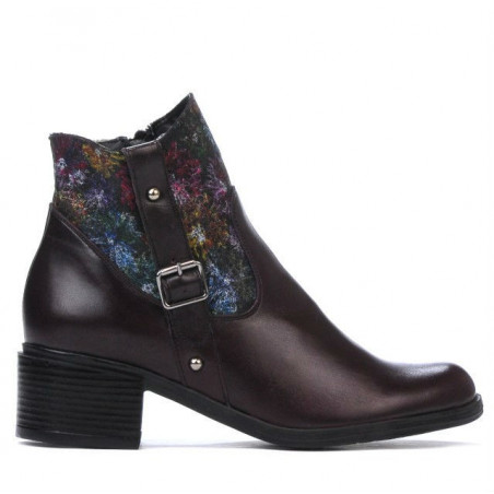 Stivaletti donna 3319 bordeaux pastello
