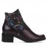 Stivaletti donna 3319 bordeaux pastello