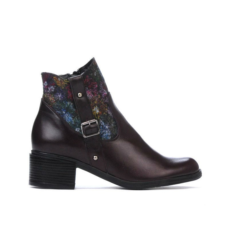 Stivaletti donna 3319 bordeaux pastello