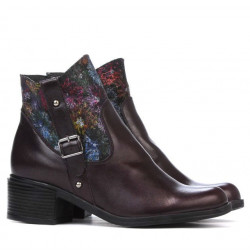 Stivaletti donna 3319 bordeaux pastello