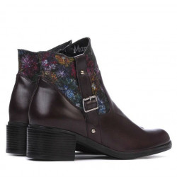 Stivaletti donna 3319 bordeaux pastello