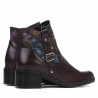 Stivaletti donna 3319 bordeaux pastello