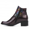 Stivaletti donna 3319 bordeaux pastello