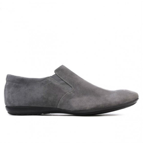 Scarpe casual uomo 760 grigio velluto
