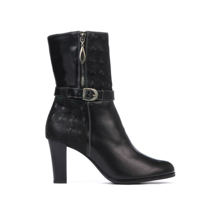 Stivali donna 1147 nero combinato