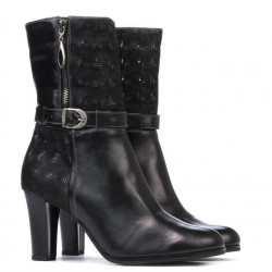 Stivali donna 1147 nero combinato