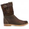 Stivaletti donna 3249 bufo caffè combinato