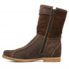 Stivaletti donna 3249 bufo caffè combinato