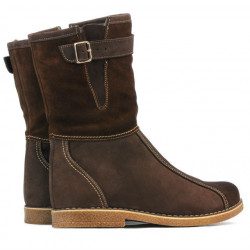 Stivaletti donna 3249 bufo caffè combinato