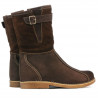 Stivaletti donna 3249 bufo caffè combinato