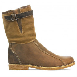 Stivaletti donna 3249 tuxon sabbia combinato