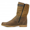 Stivaletti donna 3249 tuxon sabbia combinato