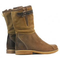 Stivaletti donna 3249 tuxon sabbia combinato