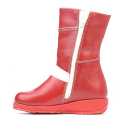 Stivali bambini piccoli 23c rosso+bianco