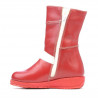 Stivali bambini piccoli 23c rosso+bianco