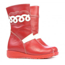 Stivali bambini piccoli 23c rosso+bianco